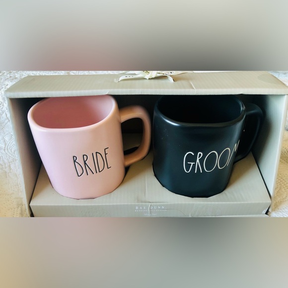 Rae Dunn Other - RAE DUNN Bride and Groom Mug Set